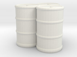 1/285 3D Printed Oil Drums (x16)