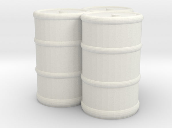 1/285 3D Printed Oil Drums (x16)