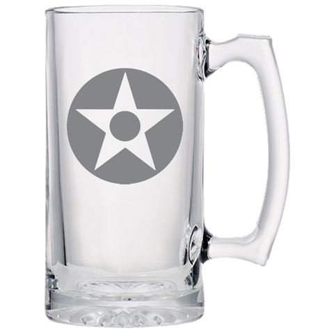 Axis & Allies  US Star with Red Dot Roundel Beer Mug
