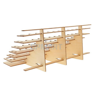 Paint Bottle, Brushes Painting Tools Stand Organizer Rack - Combat Miniatures