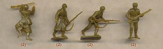 Pegasus 1/72 WWII Russian Infantry in Winter Dress Set 2 - Combat Miniatures