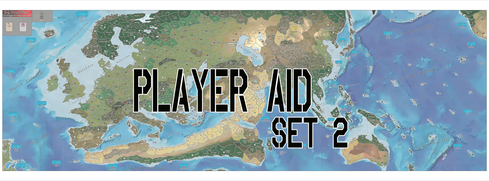 Player Aid Set 2 Download for WWII: Struggle for Europe and Asia