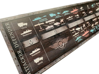 Printed Battle Board For Kings & Kaisers Board Game V1.4 (Heavy Weight Metal) - Combat Miniatures