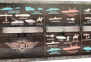 Printed Battle Board For Kings & Kaisers Board Game V1.4 (Heavy Weight Metal) - Combat Miniatures