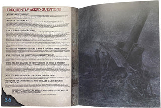 Printed Rulebook for Kings & Kaisers Board Game V1.5 - Combat Miniatures