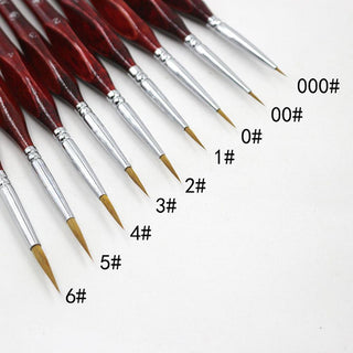 Professional Nylon Sable Hair Ink Paint Brushes - Combat Miniatures