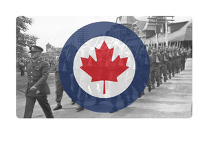 RCAF Roundel Label - Combat Miniatures