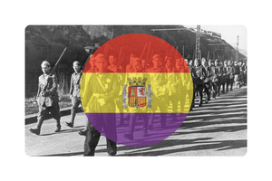 Spanish Civil War Republican Spain Combat Label B