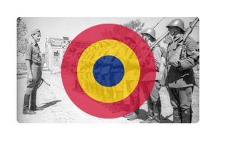 WW2 Romania Combat Label