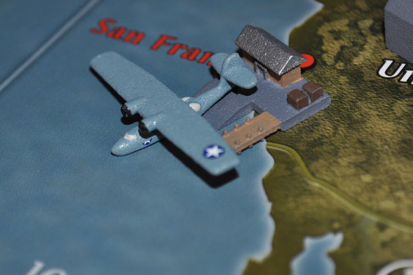 1/285 3D Printed Sea Plane Base (x12)