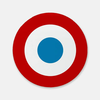 Single French Roundel Cork Back Coaster (Round) - Combat Miniatures