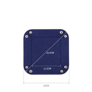 Small Foldable Dice Tray Box Folding Square 6 Colors - Combat Miniatures