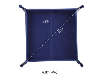 Small Foldable Dice Tray Box Folding Square 6 Colors - Combat Miniatures