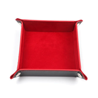 Small Foldable Dice Tray Box Folding Square 6 Colors - Combat Miniatures