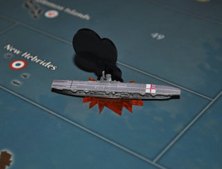 Smoke Cloud Marker w/ Star Burst Base, Two Variants (x5) - Combat Miniatures