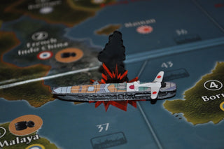 Smoke Column Marker w/ Star Burst Base (x5) - Combat Miniatures