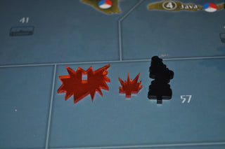 Smoke Column Marker w/ Star Burst Base (x5) - Combat Miniatures