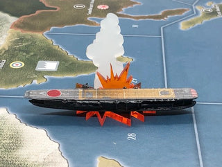 Smoke Column Marker w/ Star Burst Base (x5) - Combat Miniatures