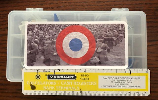 WW2 US Combat Label (2"x5")