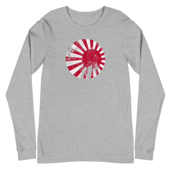 Axis & Allies Japanese Roundel Unisex Long Sleeve Tee, Two Colors to Choose From