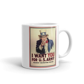 US Army Recruitment Poster Mug - Combat Miniatures