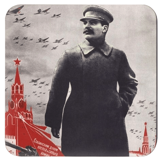 USSR Propaganda Poster Coasters (x4) - Combat Miniatures