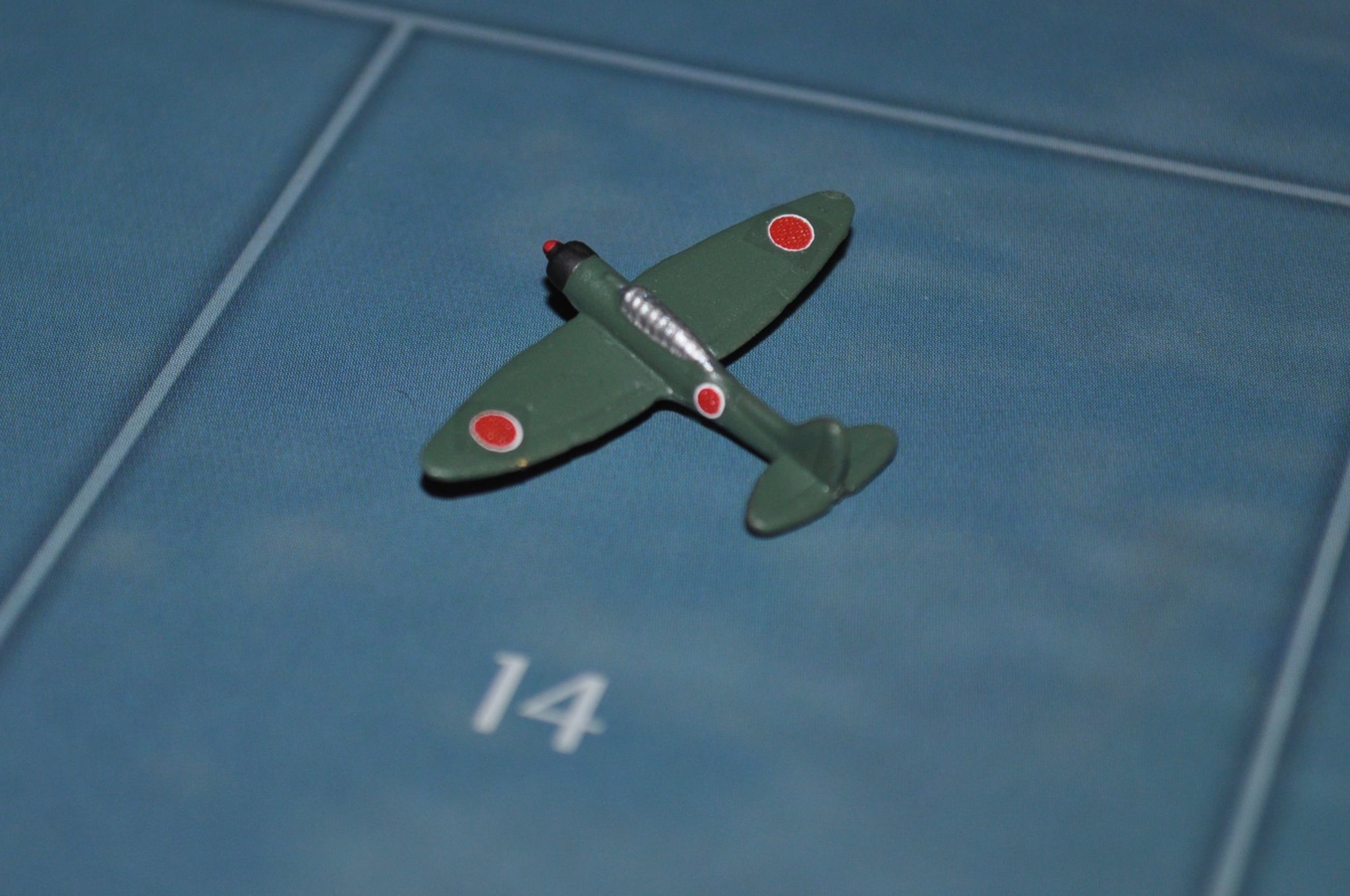 Custom Painted Japanese "Val" Tactical Bomber in Green