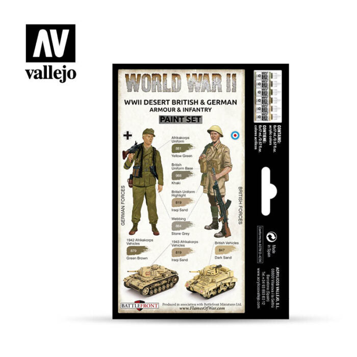 Vallejo Model Color: WWII Desert British & German Armour & Infantry (,  14,52 €