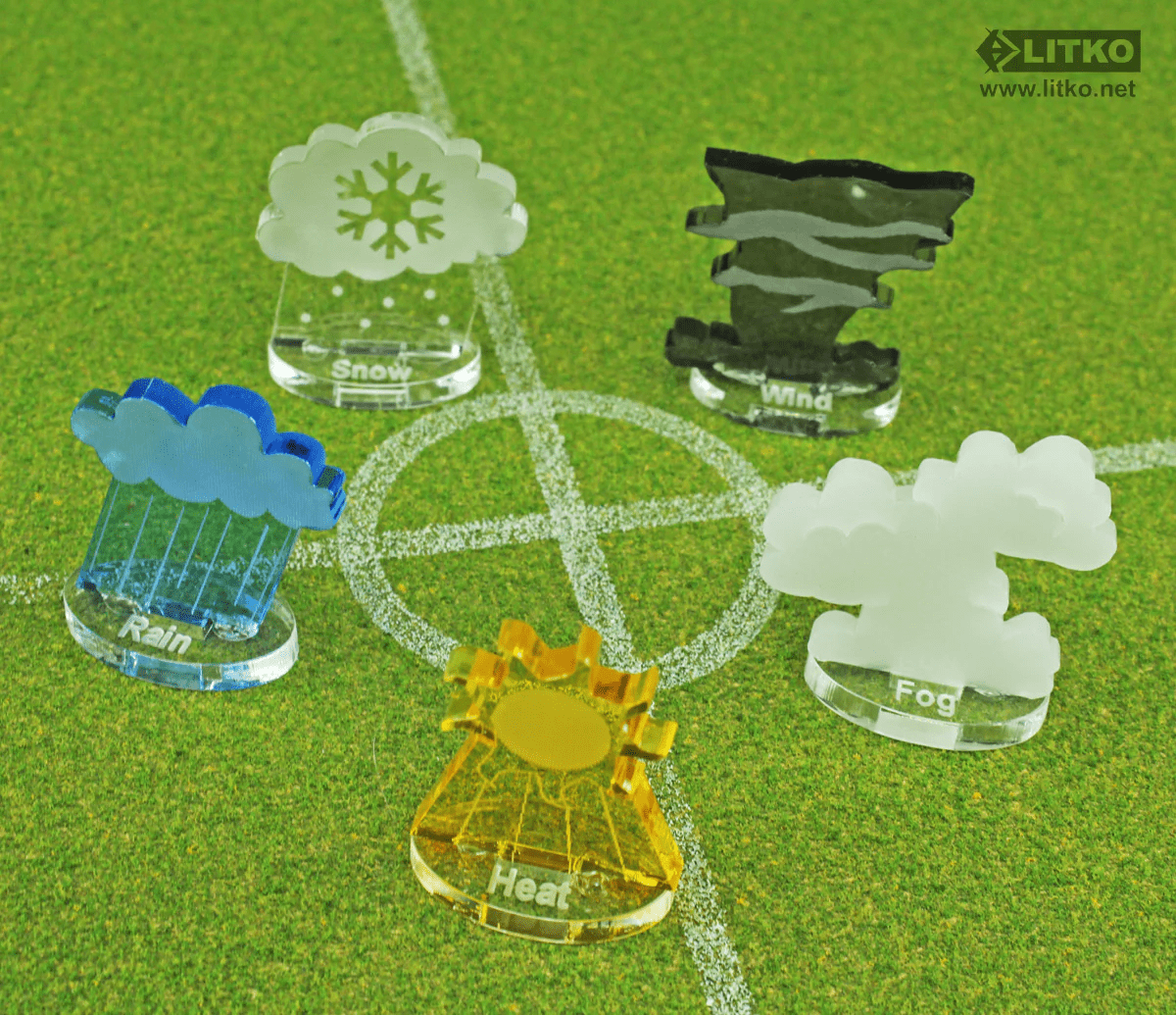Weather Effect Marker Set, Multi-Color - Combat Miniatures
