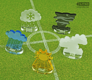 Weather Effect Marker Set, Multi - Color - Combat Miniatures
