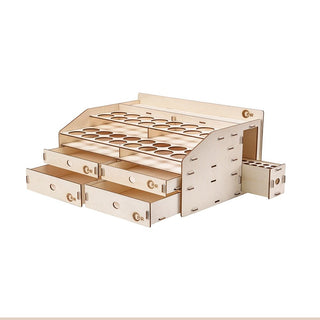 Wood Paint, Pen, Artist Supply Storage Rack - Combat Miniatures