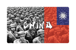 World War 2 Organizational Combat Label Set with Flags - Combat Miniatures