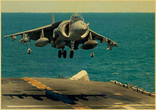 World War II plane and aircraft Poster retro kraft paper wall poster home decor - Combat Miniatures