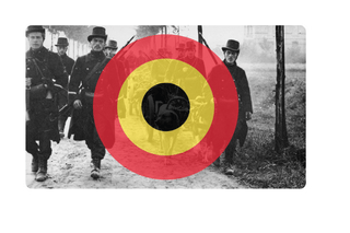 WW1 Belgium Combat Label - Combat Miniatures