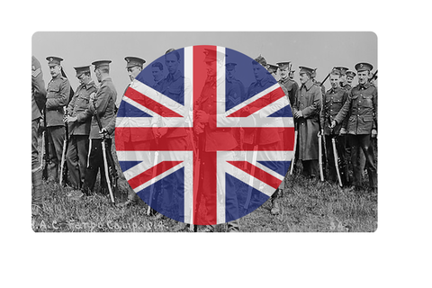 WW1 British Combat Label