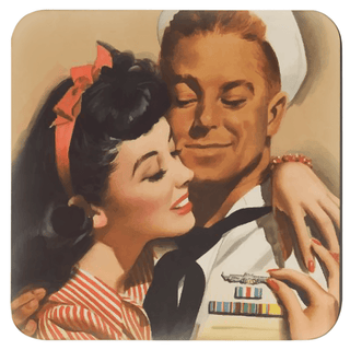 WW2 Allied Propaganda Coasters (x4) - Combat Miniatures