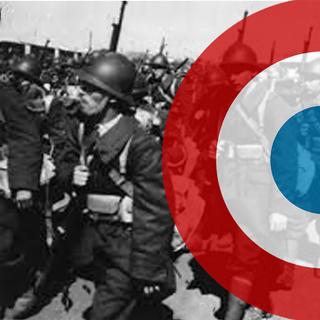 WW2 French Coaster with Axis & Allies Roundel (x1) - Combat Miniatures