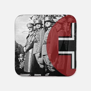 WW2 German Coaster with Axis & Allies Roundel (x1) - Combat Miniatures