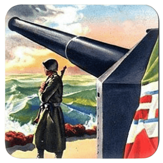 WW2 Italian Propaganda Poster Coasters Set of (x4) - Combat Miniatures