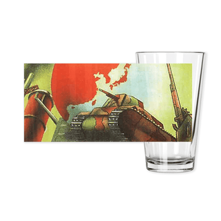WW2 Japanese Poster Pint Glass - Combat Miniatures