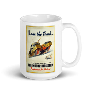 WW2 Propaganda Poster White glossy mug - Combat Miniatures