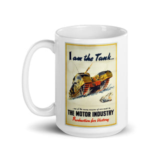 WW2 Propaganda Poster White glossy mug - Combat Miniatures