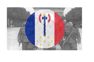 WW2 Vichy French Combat Label - Combat Miniatures