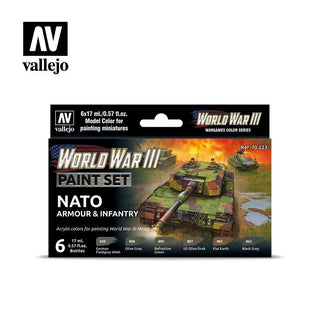 WW3 NATO ARMOUR & INFRANTY PAINT SET - Combat Miniatures